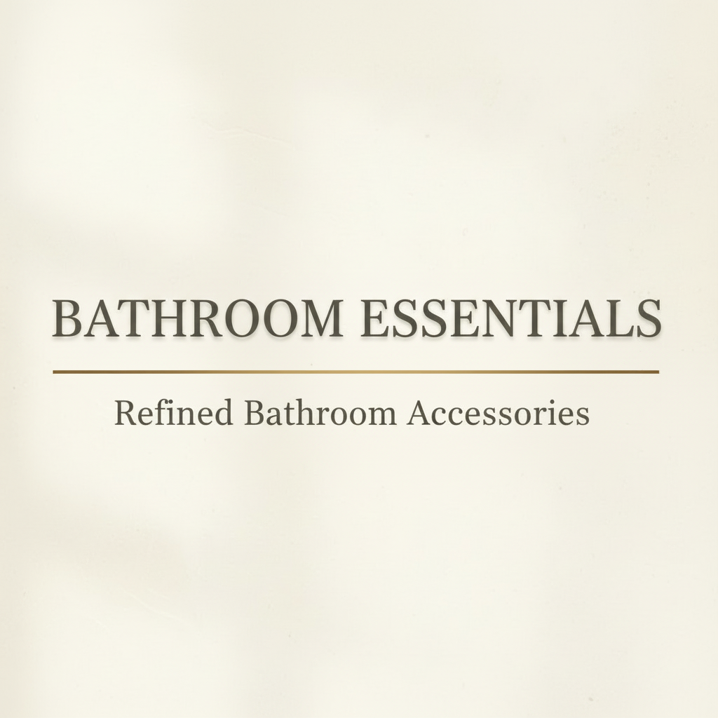 Bathroom Essentials collection – shower accessories, vanity organisers, towel storage and bath products