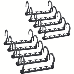 Magic Cascading Hangers – 360° Rotating 10-Port Space-Saving Clothes Rack, 10-Pack