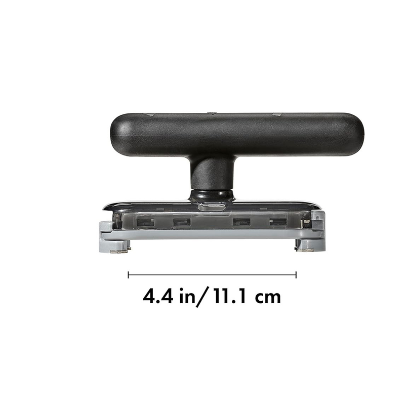2 pack Black Creative jar opener with a black T-shaped handle and grey metal clamping mechanism