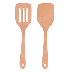 Beech Wood Spatula and Turner Set (2-Pack)