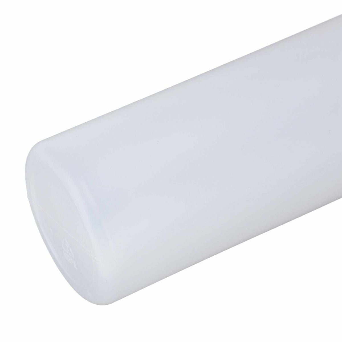 300ml Kitchen Sink Soap Dispenser bottle, white plastic cylinder with a rounded base and smooth surface