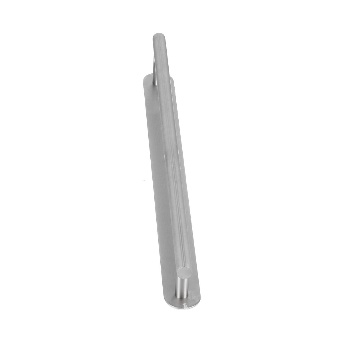304 Stainless Steel Towel Rack, brushed silver single-rod bar with slim rounded ends and a clean, minimalist design