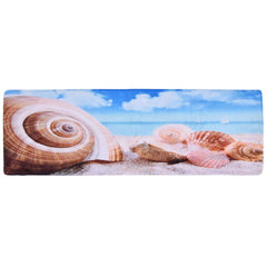 3D Pattern Flannel Doormat – Soft, Anti-Slip, Rectangular, 120x40cm