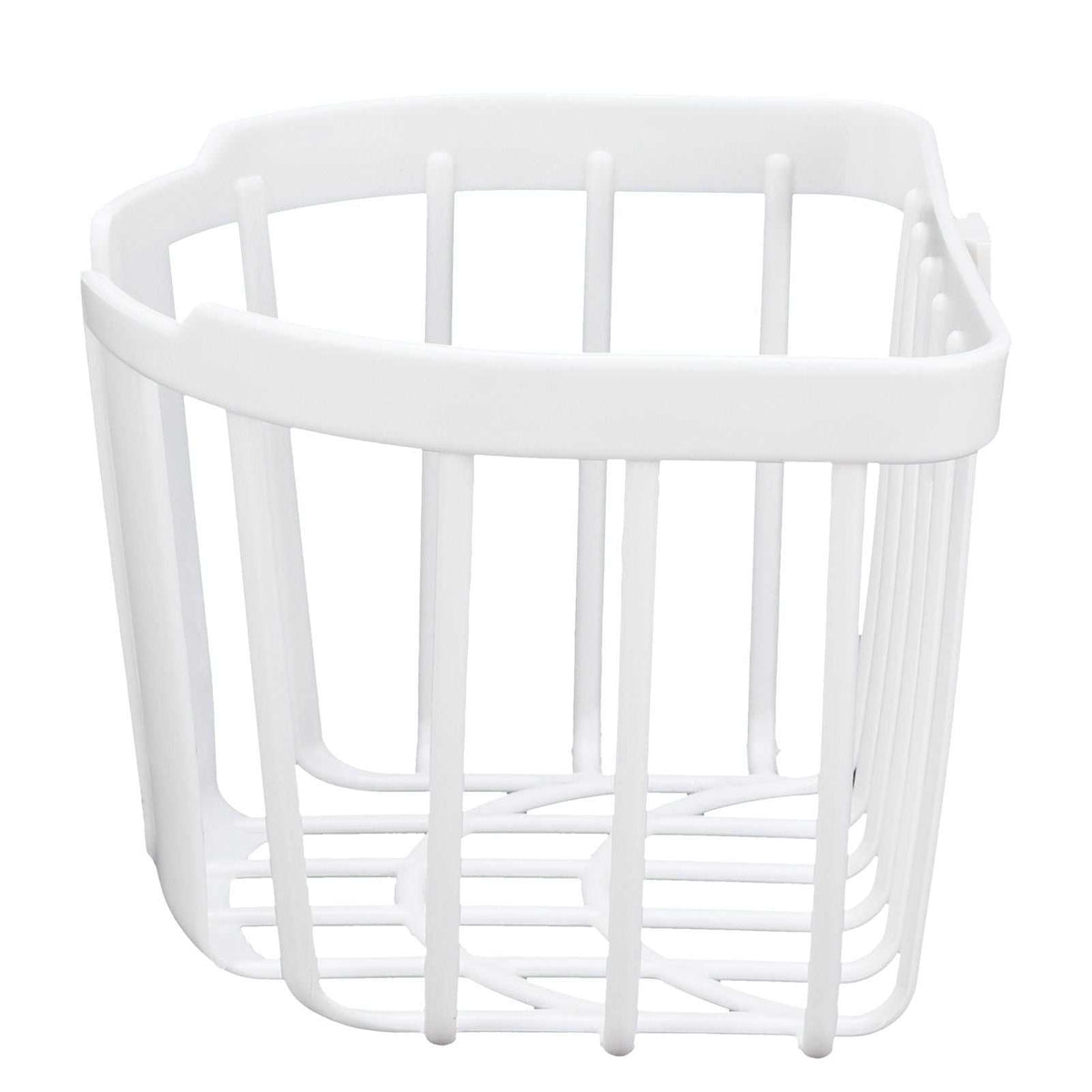 5pcs Hollow Tissue Box Holder in white plastic, featuring an open ventilated cage design and rounded rim.