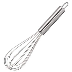 Stainless Steel Manual Egg Whisk – 8 Inch Mini