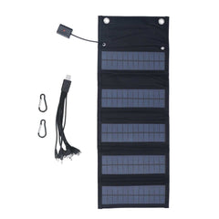 9W Portable Foldable Solar Panel Charger for Outdoor Hiking, Camping & Travel