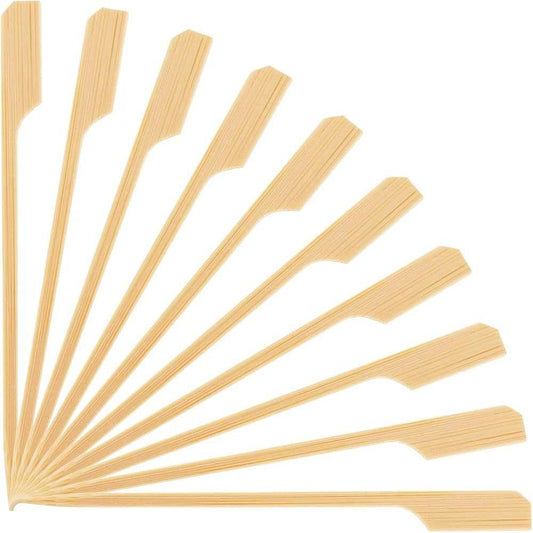 Bamboo Paddle Cocktail Picks – 100 Pack, 3.5 Inch