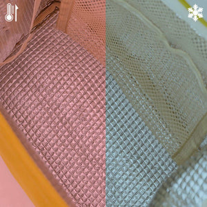 Insulated Lunch Bag interior with reflective silver quilted lining and mesh pocket, showing thermal insulation
