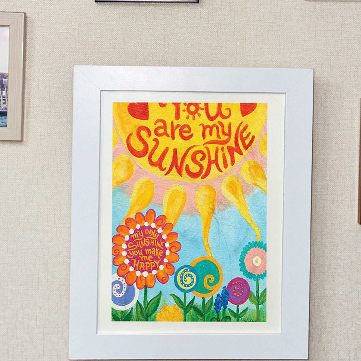 Children's Wooden Art Display Frame – A4 Size, Horizontal & Vertical, 33x24cm