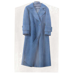 Single-Use Hanging Garment Bags – Semi-Transparent, 60x120cm, PE, 100-Pack