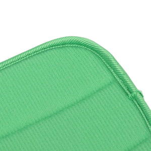 Mop Pad Microfiber in bright green with a soft textured surface and thick stitched edging