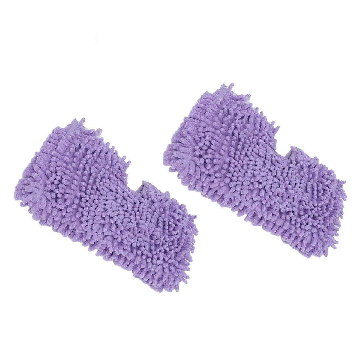 Mop Replacement Pads in purple microfibre, with two thick chenille-textured covers for Shark steam mops