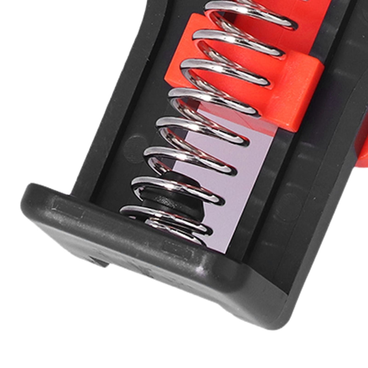 Angle Clamps with a black ABS body, red adjustment section, and exposed silver spring mechanism