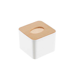 Detachable Tissue Box Holder – Large Capacity, Elevated Base, for Desk, Bathroom & Bedroom