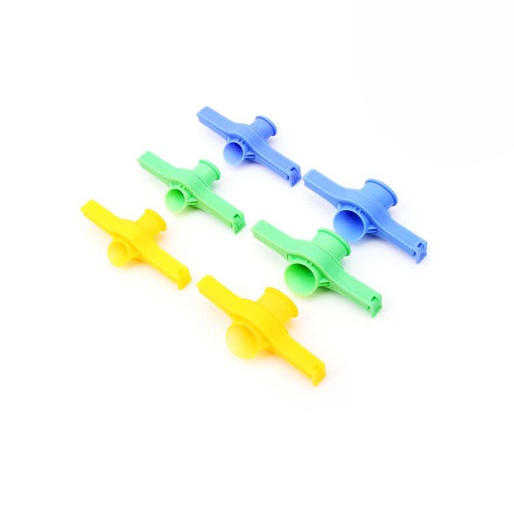 Food bag sealing clips in Random Food Bag colours, made of plastic with long clamps and built-in round discharge nozzles
