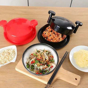 Manual Meat Shredder with Spiked Interior (Black)