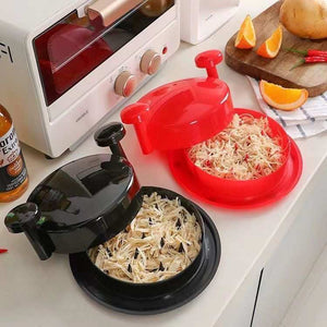 Manual Meat Shredder with Spiked Interior (Black)