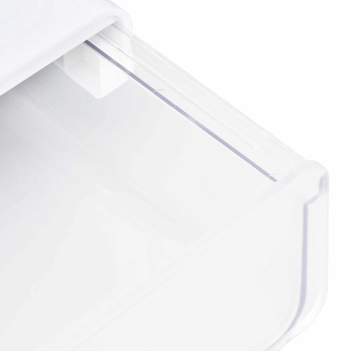 Acrylic Drawer Storage clear acrylic pull-out drawer with a smooth, transparent front and concealed storage design