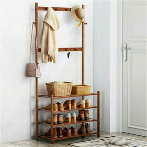 {"alt_text":"Bamboo 5-Tier Hat Coat Shoe Rack in warm brown wood, with five shoe shelves, upper storage baskets and coat hooks","filename_slug":"bamboo-5-tier-hat-coat-shoe-rack-brown-bamboo-hooks-shelves"}{"alt_text":"Bamboo 5-Tier Hat Coat Shoe Rack in warm brown wood, with five shoe shelves, upper storage baskets and coat hooks","filename_slug":"bamboo-5-tier-hat-coat-shoe-rack-brown-bamboo-hooks-shelves"}