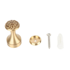 Retro Copper C-Type Wall Hook – Towel & Robe Hook for Bathroom, Door or Entryway