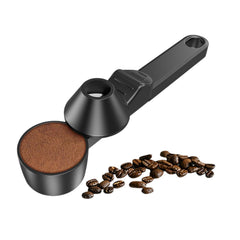 Black Sliding Coffee Scoop with Long Handle