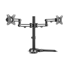 Brateck Dual Monitor Articulating Arm – 17–32”, 8kg per Screen, Matte Black