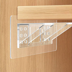 Adhesive Shelf Brackets – No-Drill Shelf Support Pegs, 12-Pack (Large, Double-Row)