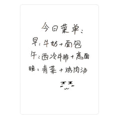 Magnetic Erasable Whiteboard Fridge Sticker with Pen – A3