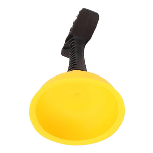 Mini plunger Mini Plunger Powerful with a bright yellow silicone cup and a black ribbed non-slip handle
