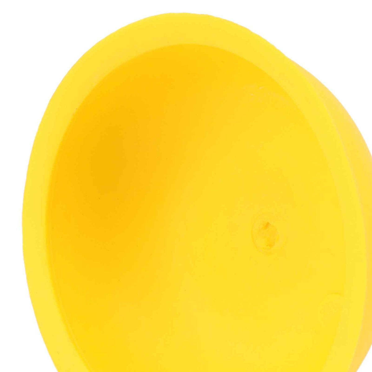 Mini Plunger Powerful silicone plunger cup in bright yellow, shown as a smooth rounded bowl with a raised rim.