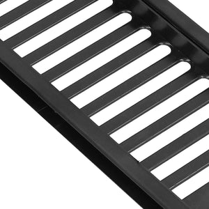 Network Wire Storage Rack in black ABS plastic, featuring a sturdy frame and evenly spaced elongated ventilation slots