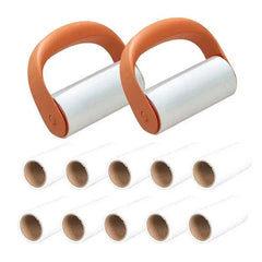 Reusable Lint Roller with 10 Refill Rolls (2-Pack)