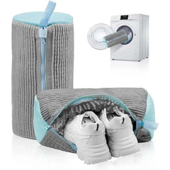 Reusable Shoe Washing Bag – Microfiber Bristles, Machine Wash, 37x17cm