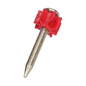 Roman Numerals Design Wall Clock kit component with a silver metal pointed shaft and red plastic gear head