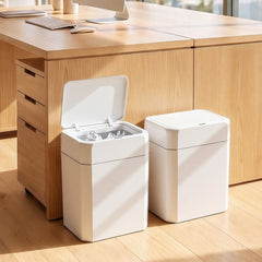 Artiss 12L Motion Sensor Rubbish Bin – White – 2 Pack