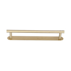 304 Stainless Steel Single Rod Towel Bar – 40cm Brushed Gold, Self-Adhesive or Drill