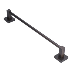 Slippers Rack Grey with a dark grey metal bar, two square wall-mount bases and upright supports