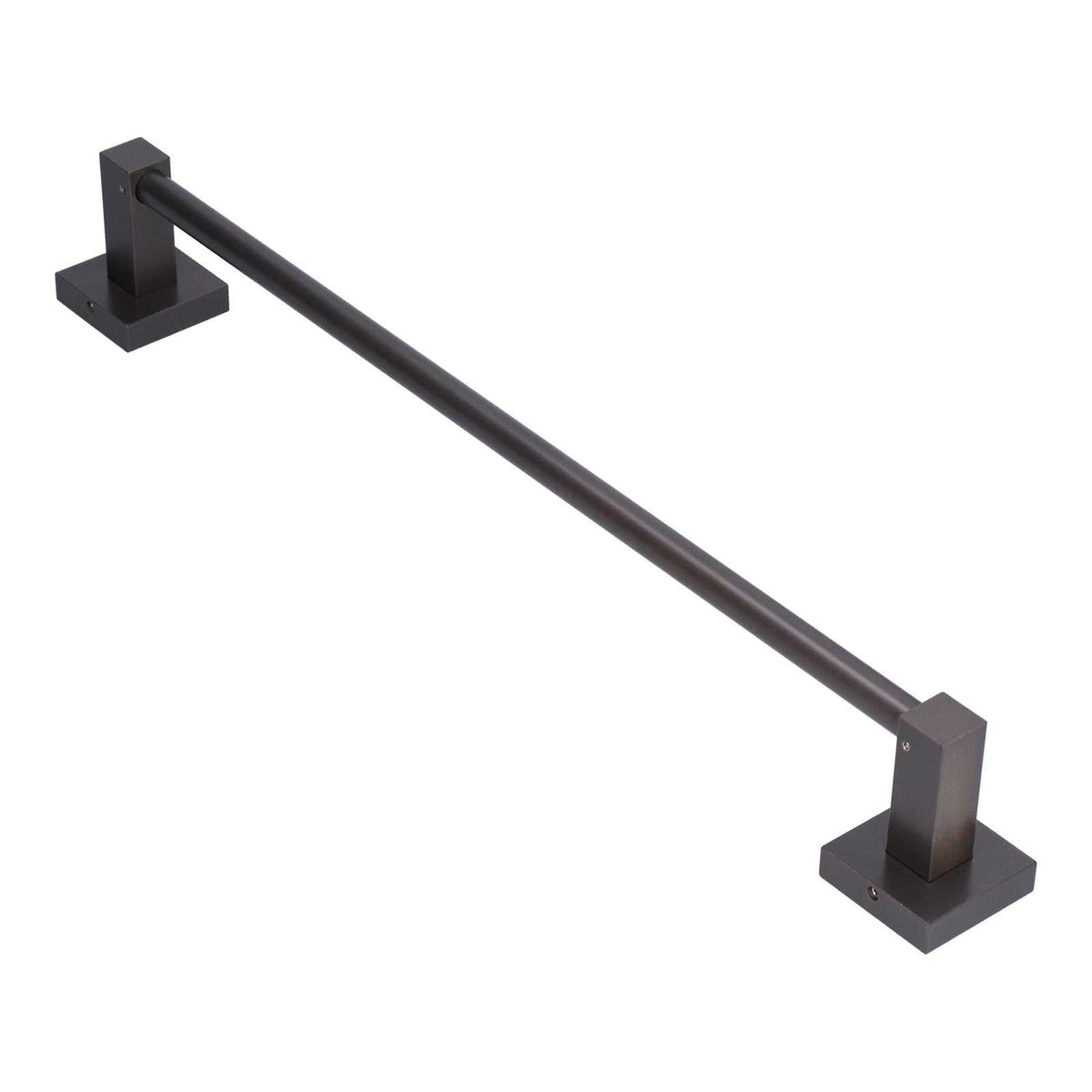 Slippers Rack Grey with a dark grey metal bar, two square wall-mount bases and upright supports