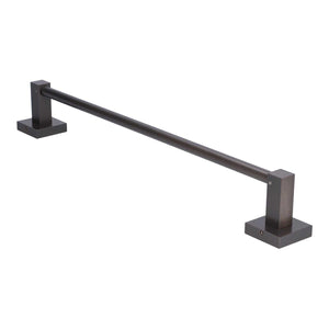 Slippers Rack Grey wall-mounted rack with a dark grey metal rod, two square end brackets and visible screws