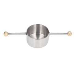 Bartending Jigger & Measuring Cup – 304 Stainless Steel, Double Ball Handle, Mirror Polished, Suits Home Bar & Cocktails