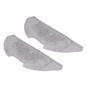 Sweeper Mop Pad set of two light grey fibre replacement pads with textured absorbent surfaces and shaped edges