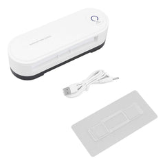 Electric Toothbrush Drying Holder – Wall-Mounted, Plug-In, White, 20cm