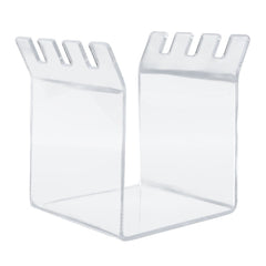 Acrylic Ziplock Bag Holder – Transparent Baggy Rack for Freezer Bags, Food Prep & Storage Bags, Space-Saving